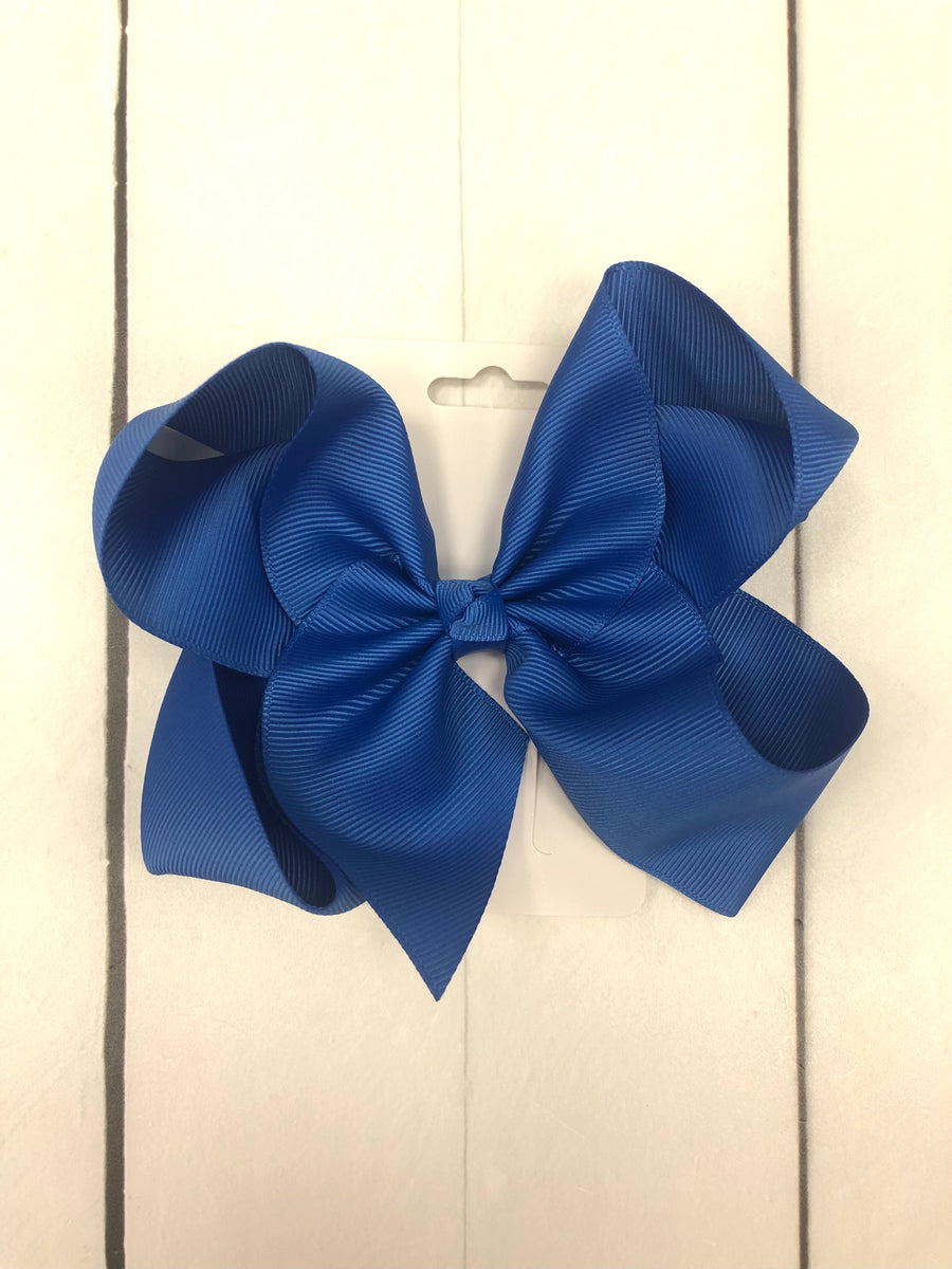 Royal Blue 5" Grosgrain Bows 529 Hollin Hall